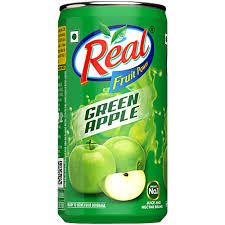 Dabur Real Fruit Power Green Apple Can 180 ml