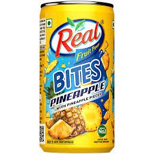 Dabur Real Fruit Power Bites Pineapple Can 180 ml
