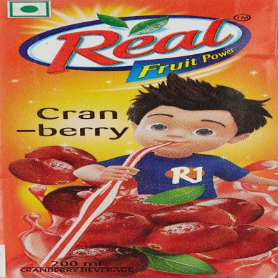 Real Fruit Power Cranberry 180ml