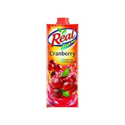 Real Fruit Power Cranberry Juice - 1 Ltr