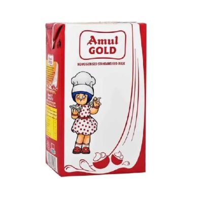 Amul Gold Standardised Milk - 1 Ltr
