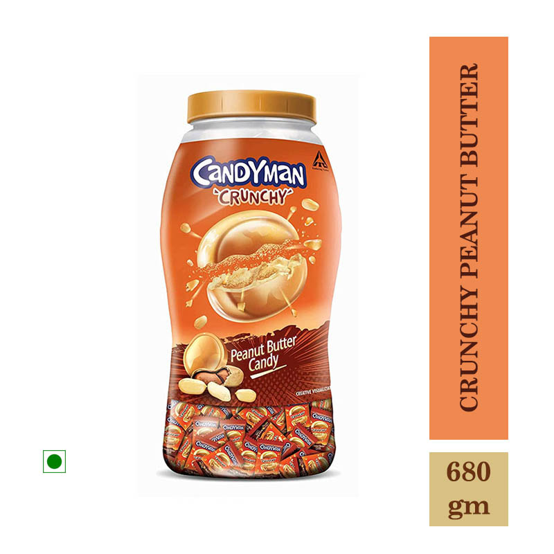 ITC, Candyman Crunchy Peanut Butter - 680gm (Free 40gm)