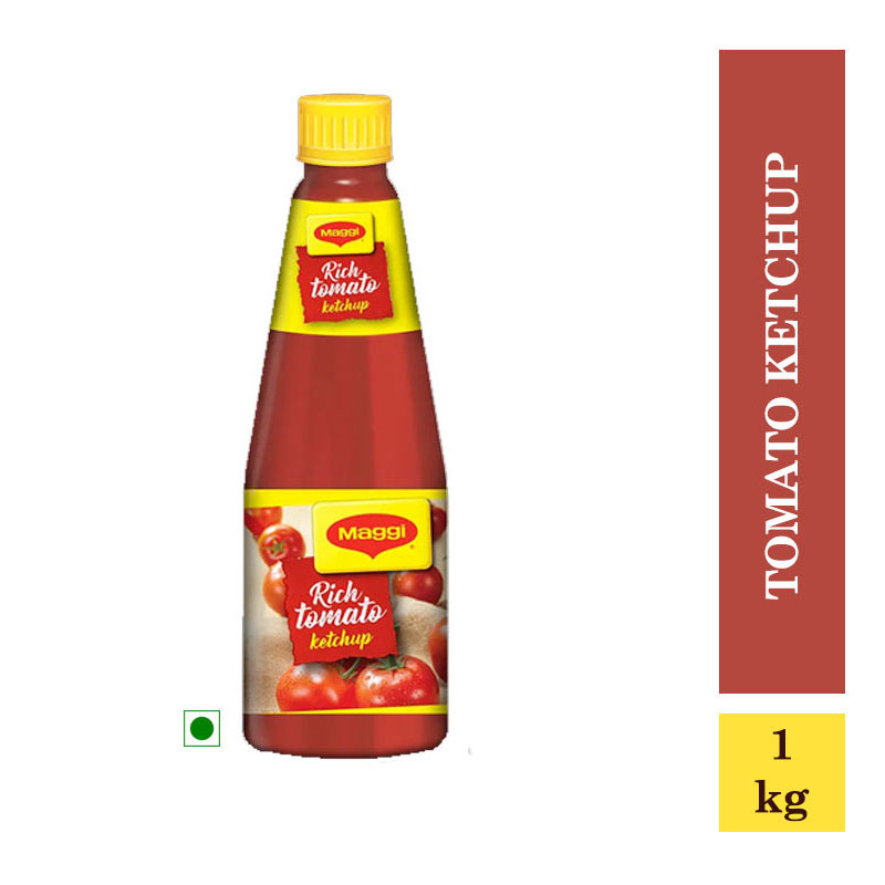 Other Brands, MAGGI Tomato Ketchup Bottle - 1kg (FREE MAGGI NOODLES 280GM)