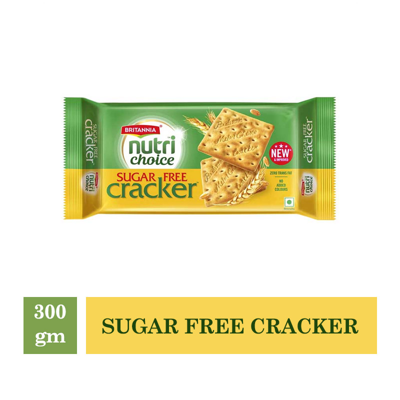 Britannia, Britannia Nutri Choice Cracker Sugar free Simply Lite - 300gm