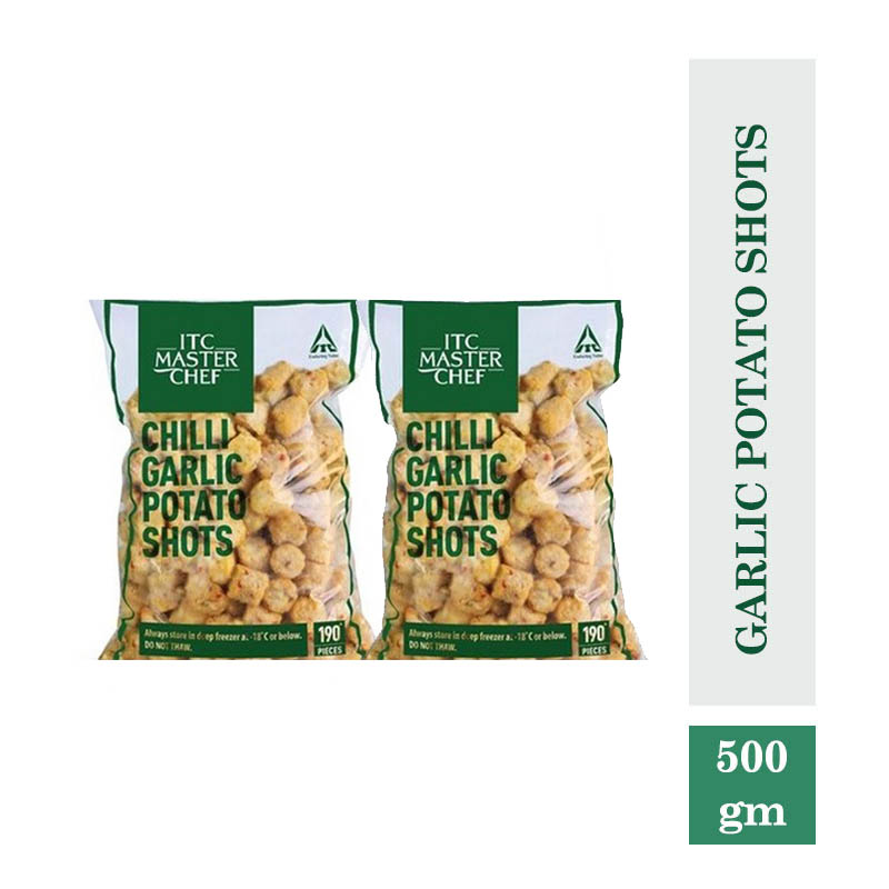 ITC, ITC Master Chef Chilli Garlic Potato Shots - 500Gm