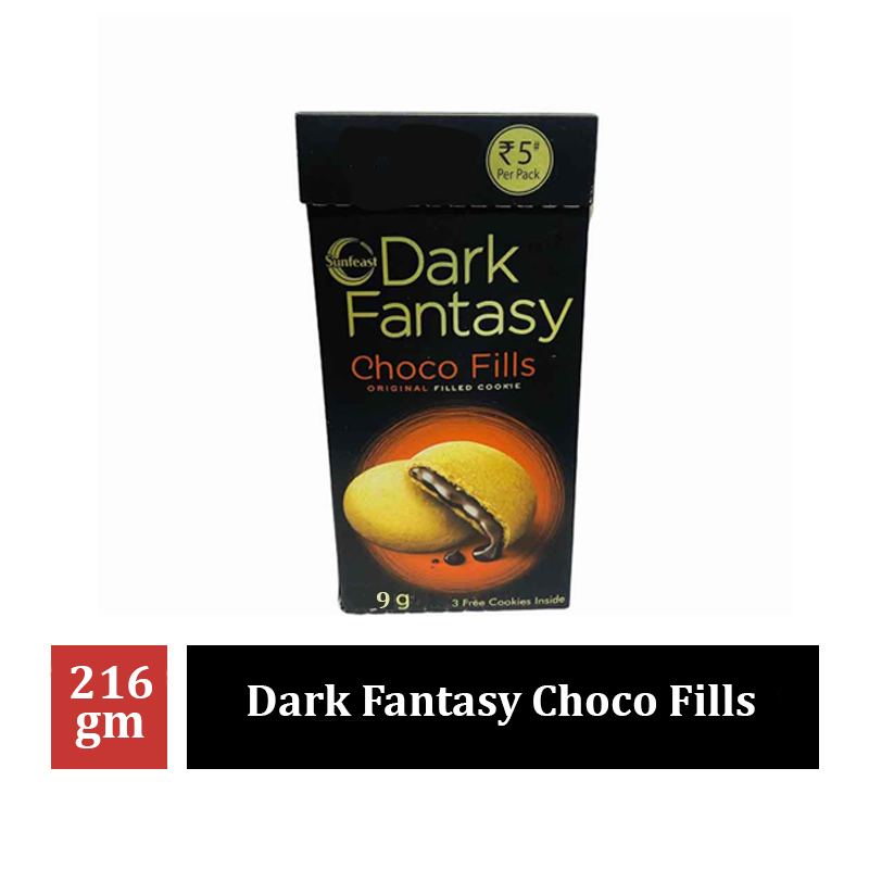 ITC, Sunfeast Dark Fantancy Choco Fills Biscuits - 216 gm
